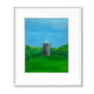 ORIGINAL PAINTING: &quot;Rockford Tower, Wilmington, Delaware&quot; by Delaware Artist Stephanie Silverman