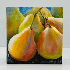 ORIGINAL PAINTING: &quot;Royal Riviera Pears&quot; by Delaware Artist Stephanie Silverman