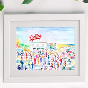 LIMITED EDITION PRINT: &quot;Rehoboth Boardwalk Buzz&quot; by Delaware Artist Stephanie Silverman