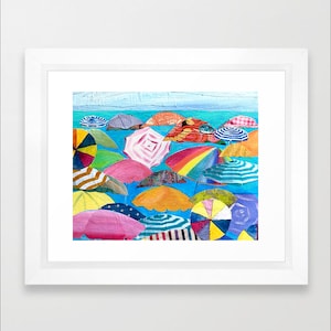 LIMITED EDITION PRINT: &quot;Beach Bliss, Rehoboth Delaware&quot; By Delaware Artist Stephanie Silverman