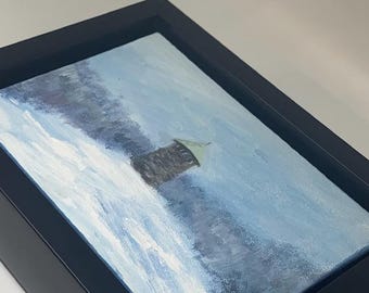 ORIGINAL FRAMED PAINTING: 