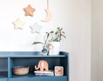 Star nursery decor, Wooden star decor, Kids room decor, Scandinavian Decor, Star shelf accessory