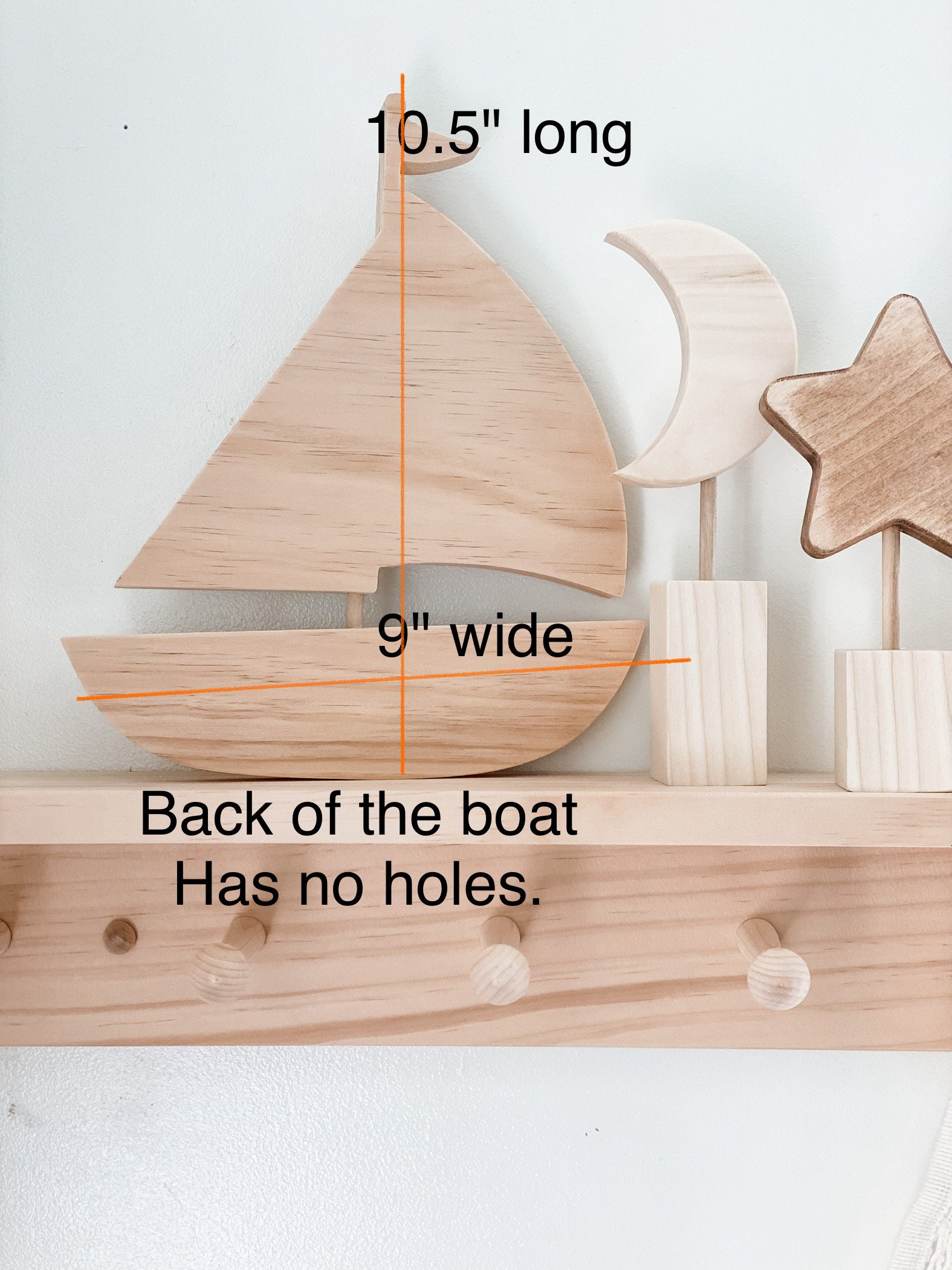 Nautical Nursery Sailboat Nursery Decor Wood Sailboat Etsy