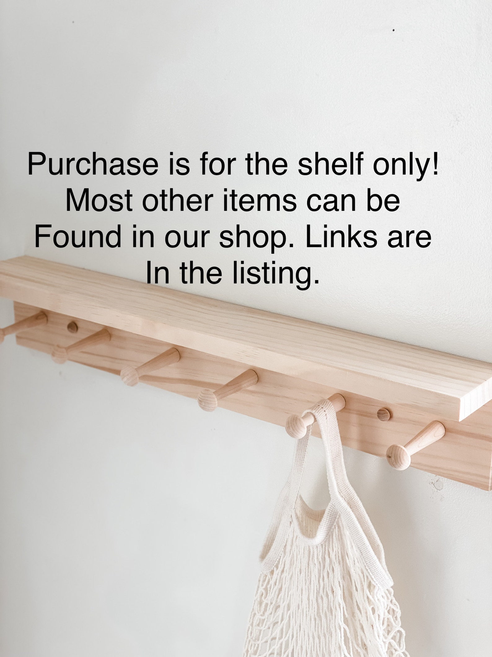 Wooden Peg Shelf Peg Shelf Nursery Nursery Wall Decor Etsy