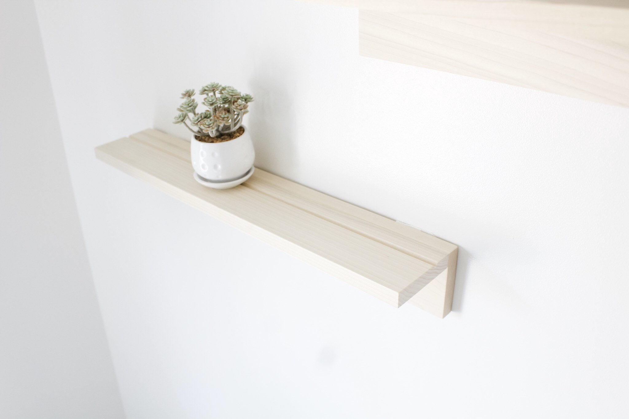 Modern wood shelf shelf for living room wood shelf for Etsy