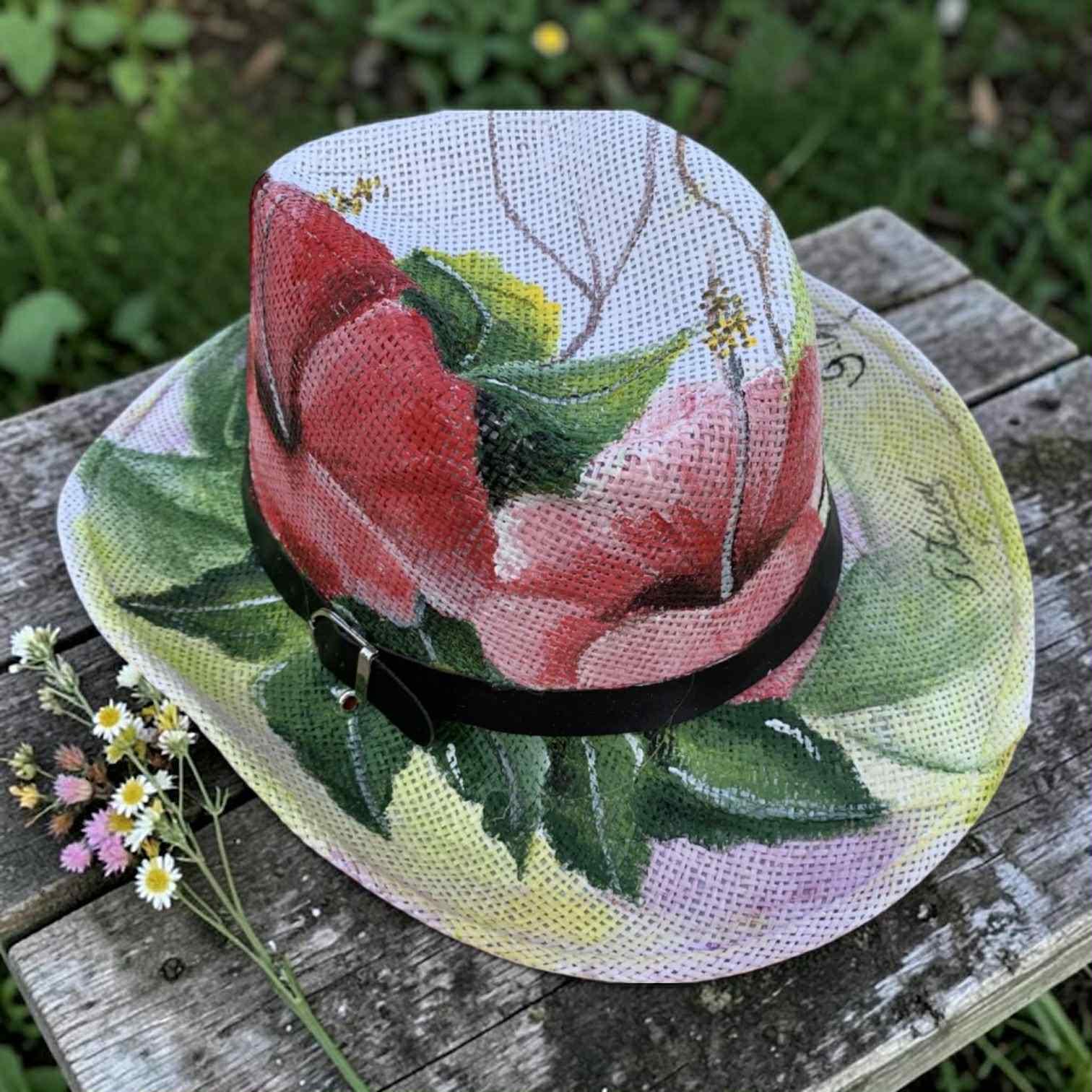 Painted Fedora - Etsy display picture 2