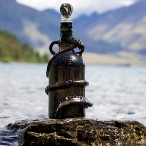 The Golden Kraken - Original Handmade Customized Kraken Bottle (Free Gift Wrapping)  EMPTY