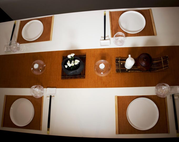 Traditional Japanese Table Set with a Modern Twist - Original Design with 11 Items