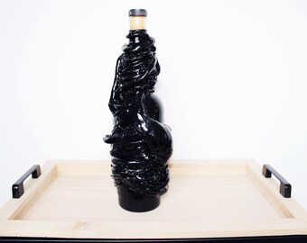 The Thirsty Kraken - Garrafa Kraken original feita à mão e personalizada (embalagem para presente grátis) VAZIA