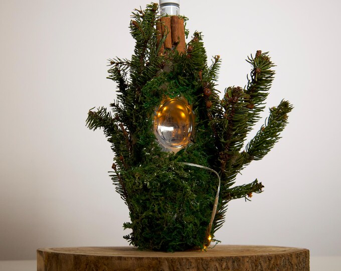The Forest House - Original Handmade Customized Bottle (Free Gift Wrapping) EMPTY
