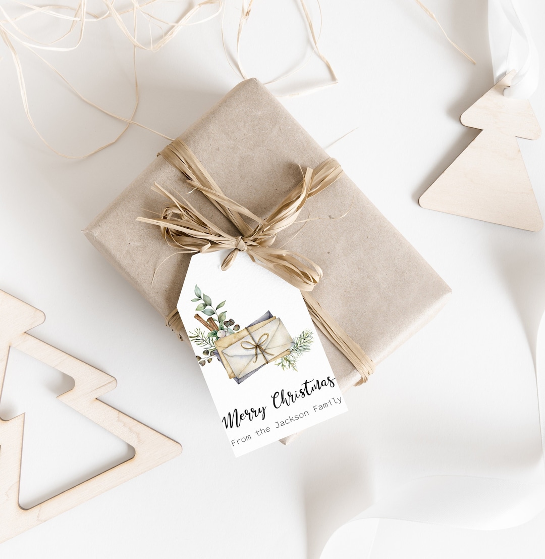 étiquette Merci 100 Étiquettes Cadeaux Papier Kraft - 5,5x4cm - Avec 10m Ficelle Jute - 'Made With Love' Cœur - Style Rustique Etiquette Kraft