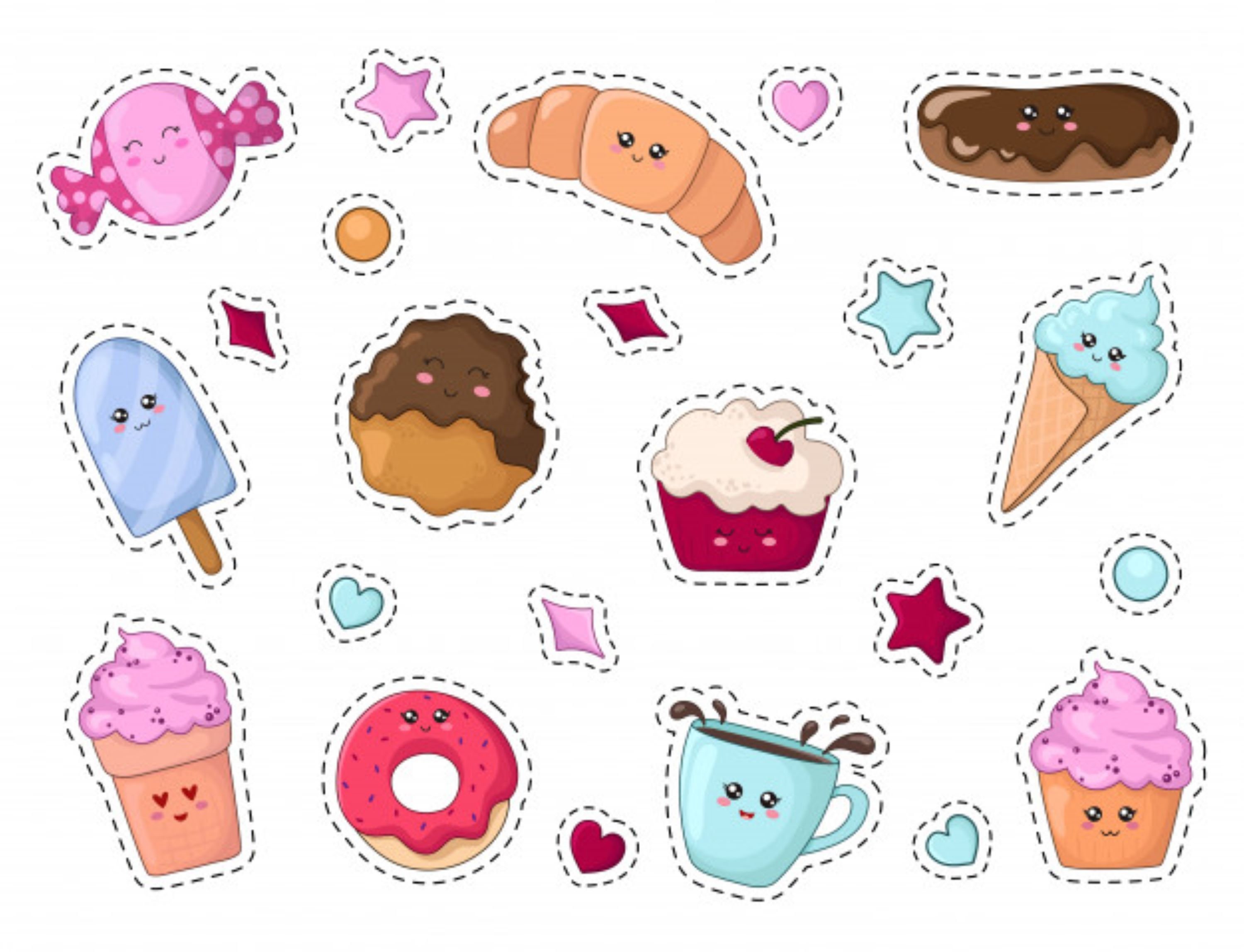 Kawaii Food Printables