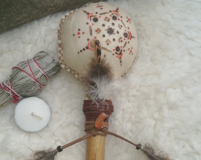 Shamanic Rattlemedicine Rattle Shaman Rattle Native Etsy UK