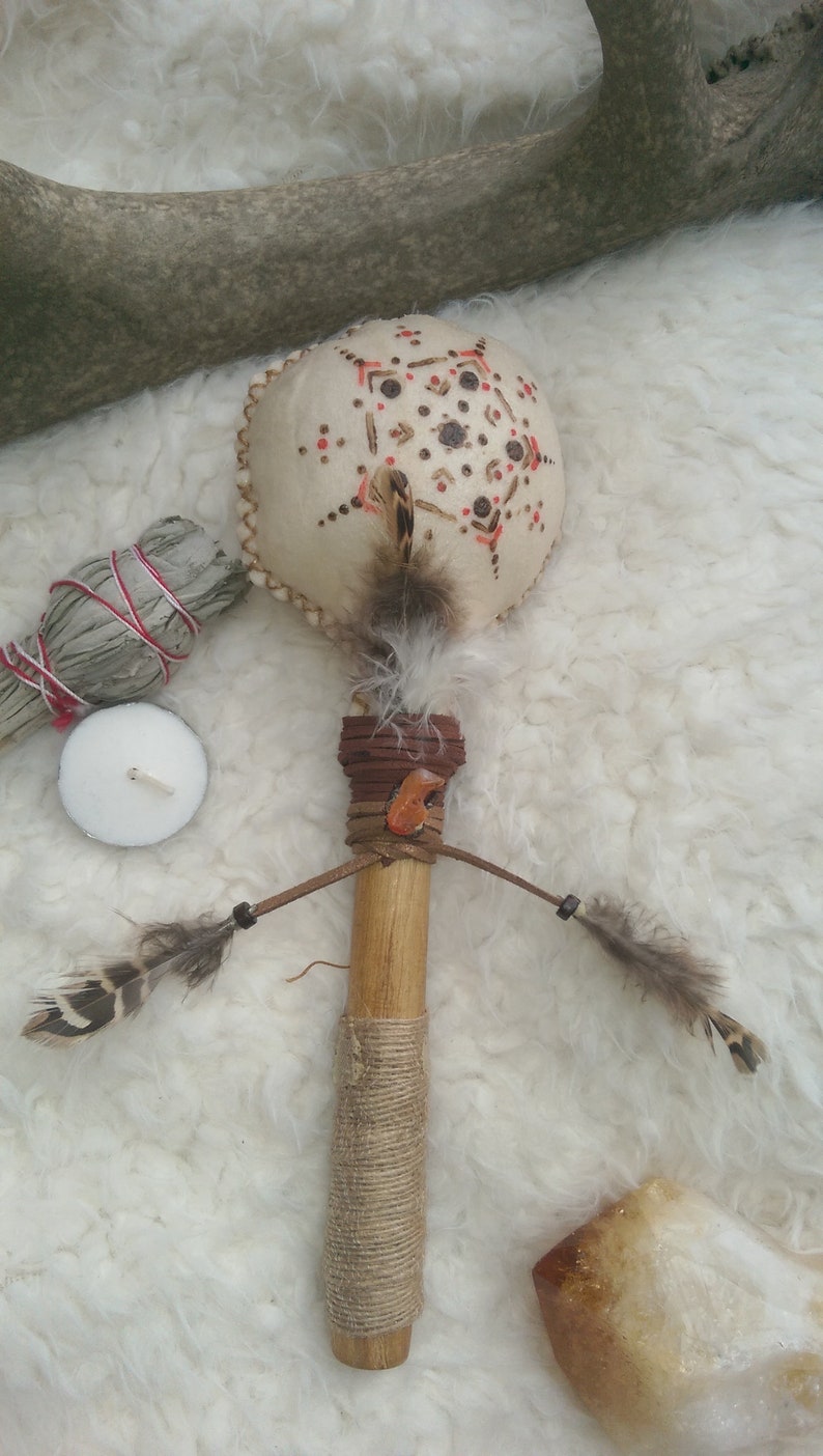 Shamanic Rattlemedicine Rattle Shaman Rattle Native Etsy UK