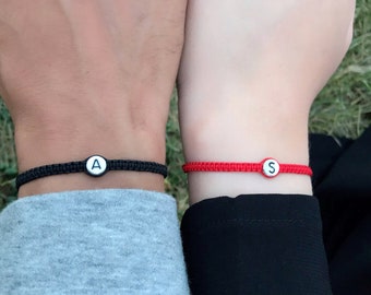 Ensemble de bracelets de distance personnalisé pour amis, couples cadeaux