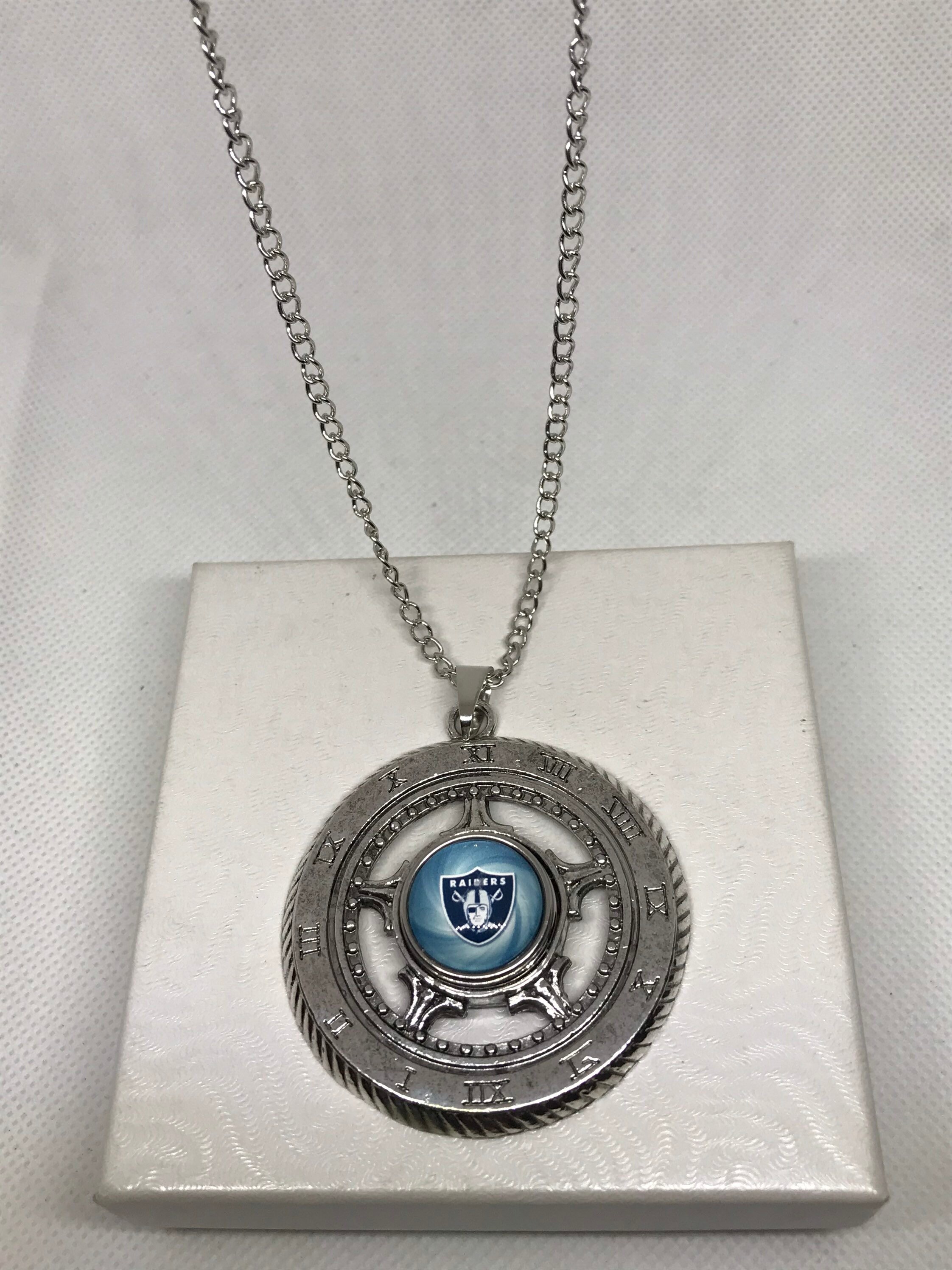 Los Vegas Raiders Pendant Necklace Etsy