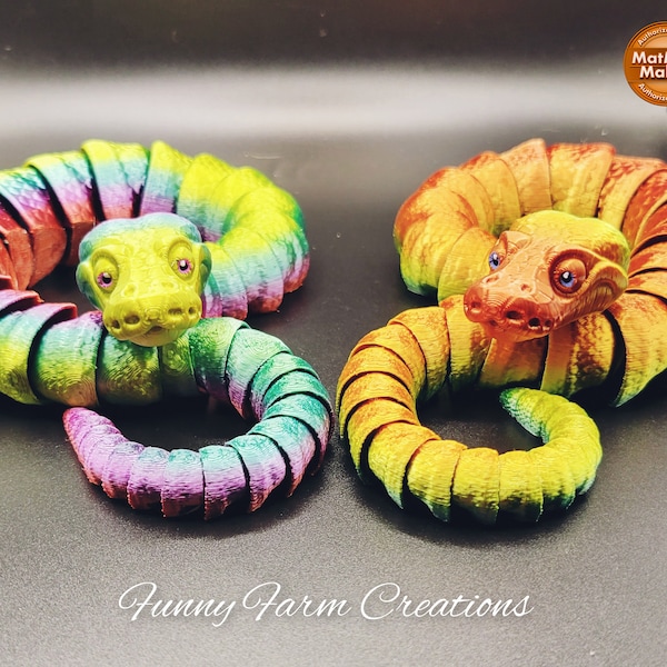 3d Printed Python Snake - Etsy