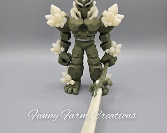 3D Printed Crystal Warrior Knight Soldier