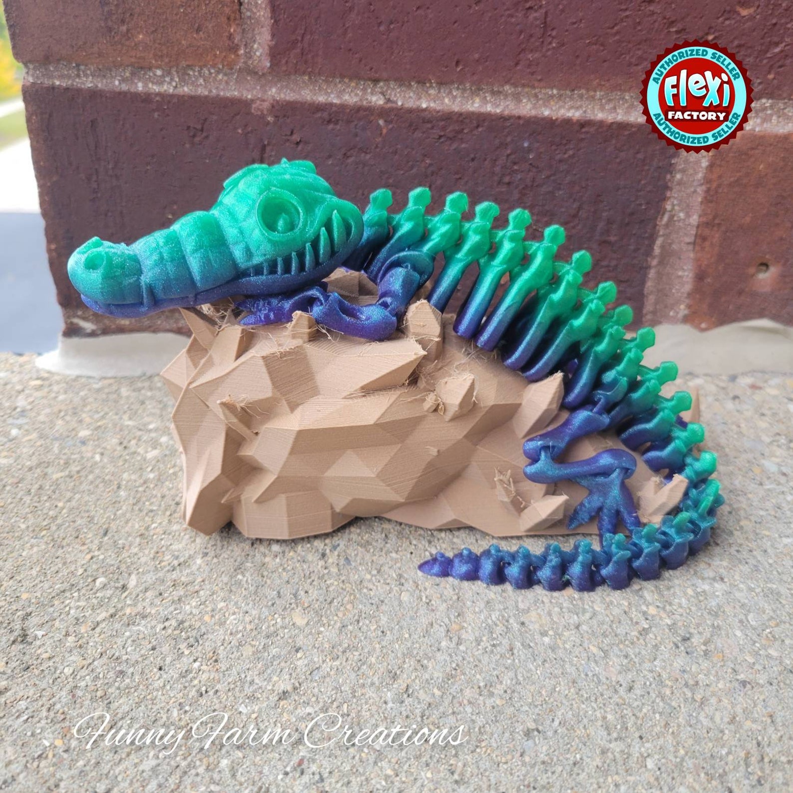 3D Printed Flexi Alligator/crocodile 13 Etsy