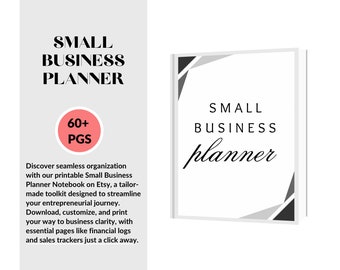 Small Business Planner Fully Editable in Canva