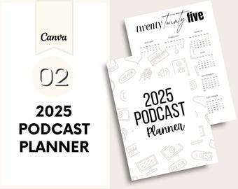 Fully Editable Podcast Planner