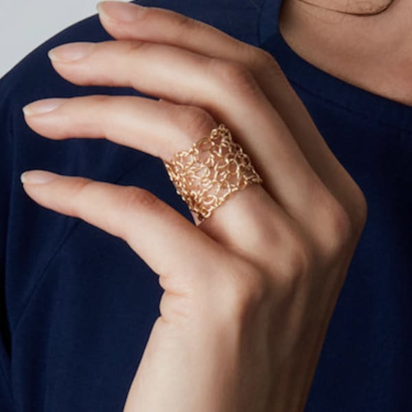 Middle Finger Ring Etsy