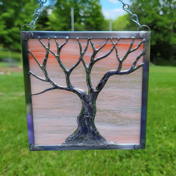 Stained Glass Tree Etsy