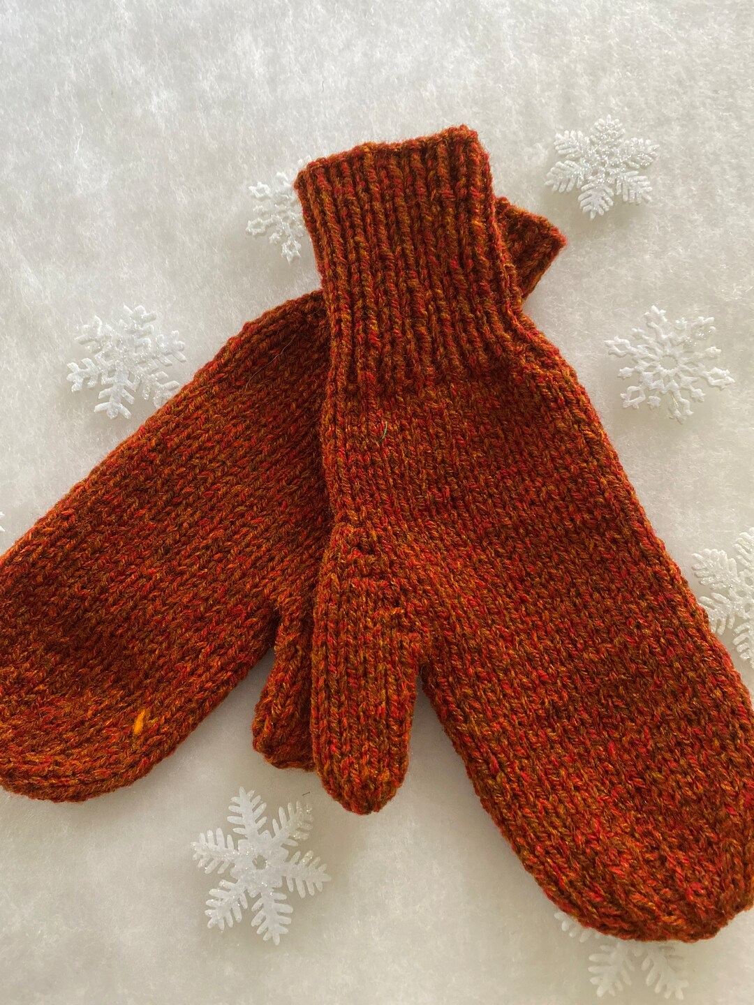 Womens Knit Mittens Etsy