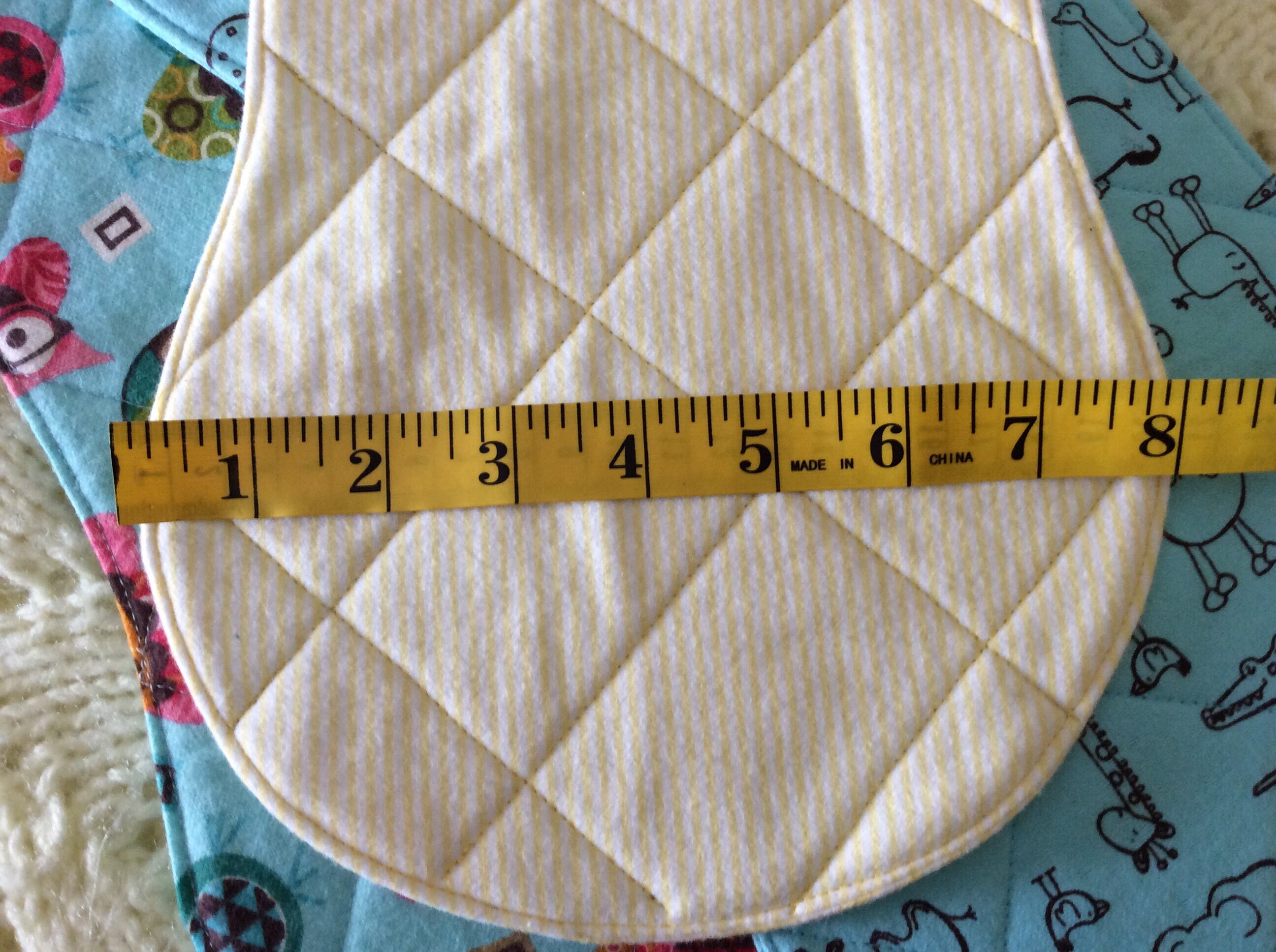 Set of three burp cloths Etsy