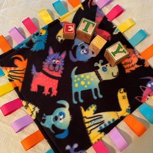 sensory baby blanket
