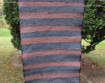 Handwoven rag rug