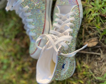 bedazzled converse for prom