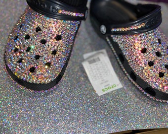 sparkly wedding crocs