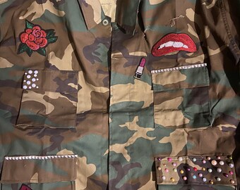 custom army fatigue jacket