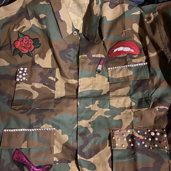 Custom Army Jacket Etsy