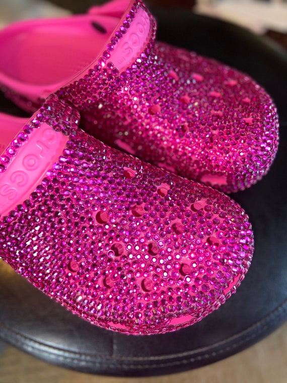 Bling Rhinestone Crocs Adults Birthday Wedding Etsy