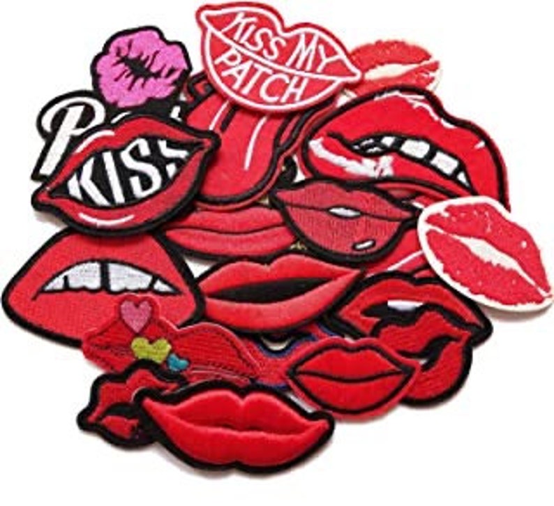 Camouflage jacket with lipsarmy fatiguecamolip patchesfree Etsy