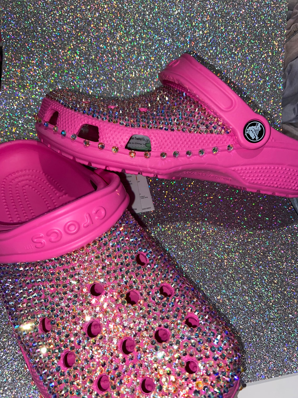 Bling Rhinestone Crocs Adults Birthday Wedding Etsy