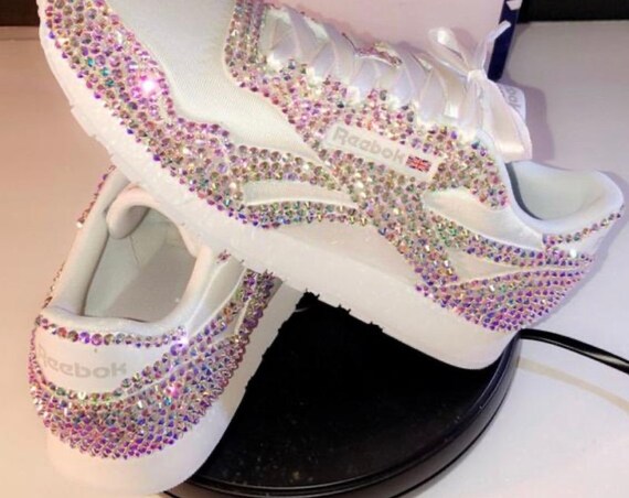 rhinestone reebok sneakers