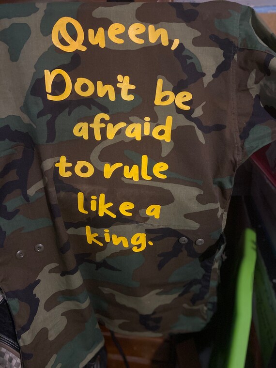 army fatigue bomber jacket