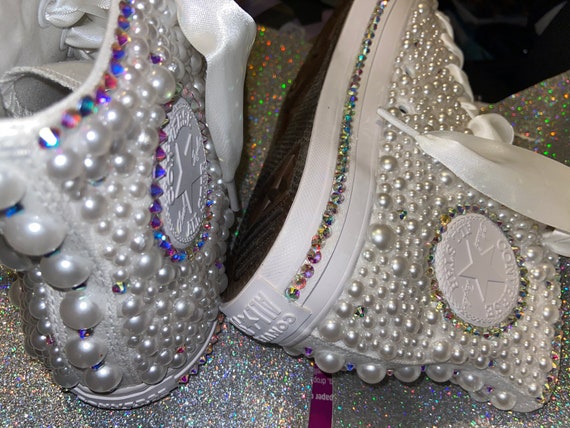 bling sneakers for wedding