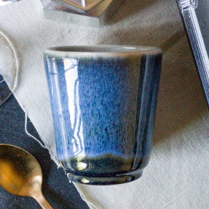 Blue Espresso cup - Handmade Ceramics