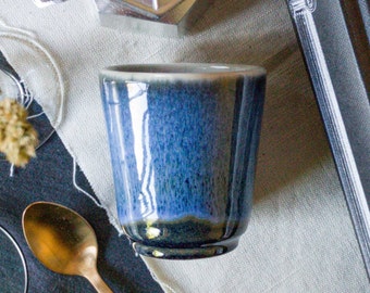 Blue Espresso cup - Handmade Ceramics