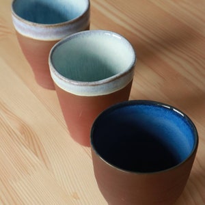 250 mL 8 oz Tumbler - Handmade Ceramics, terracota, organic ceramics