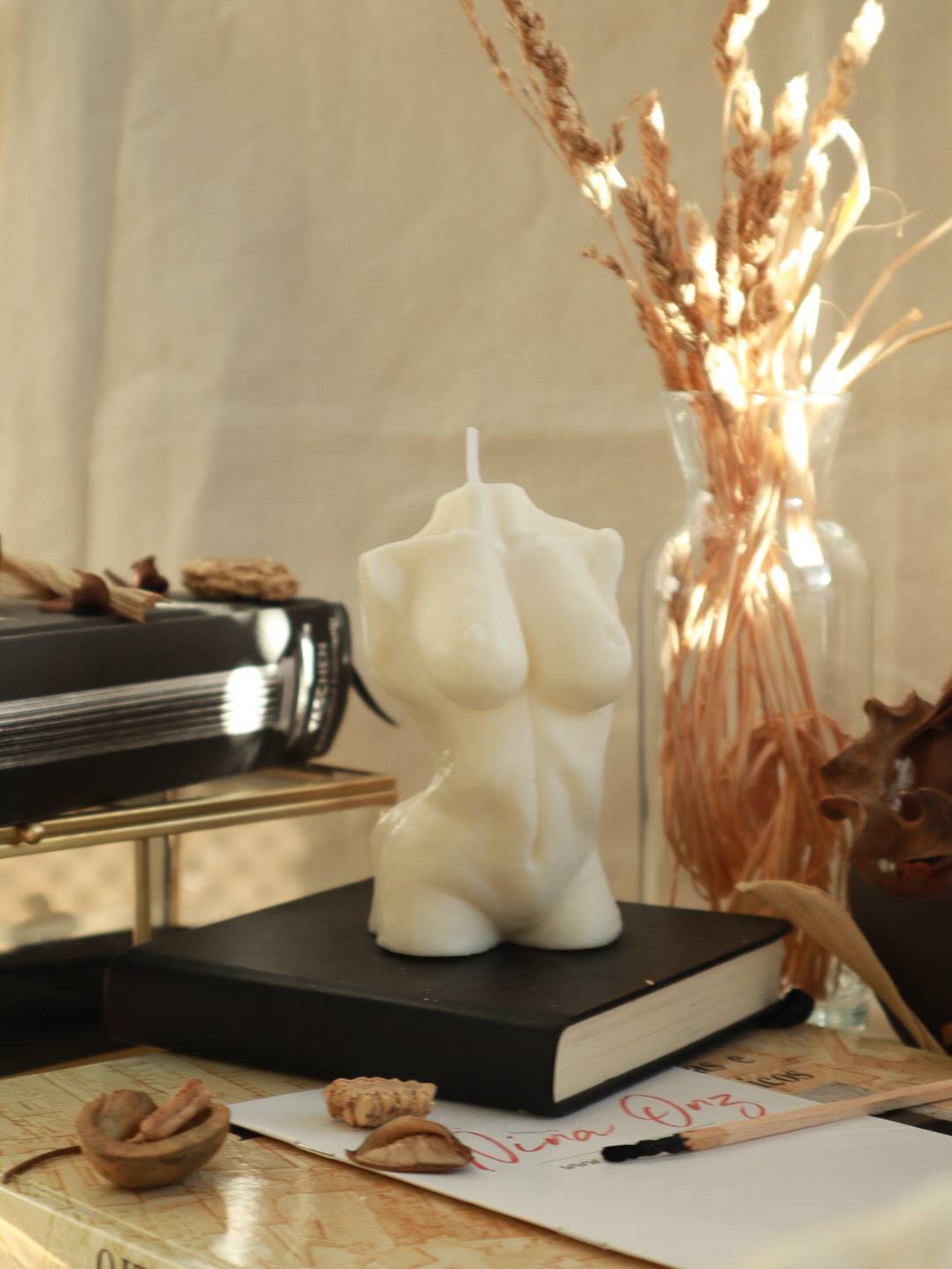 PEONY scented Venus Candle Large Venus 13 cm Man candle Etsy