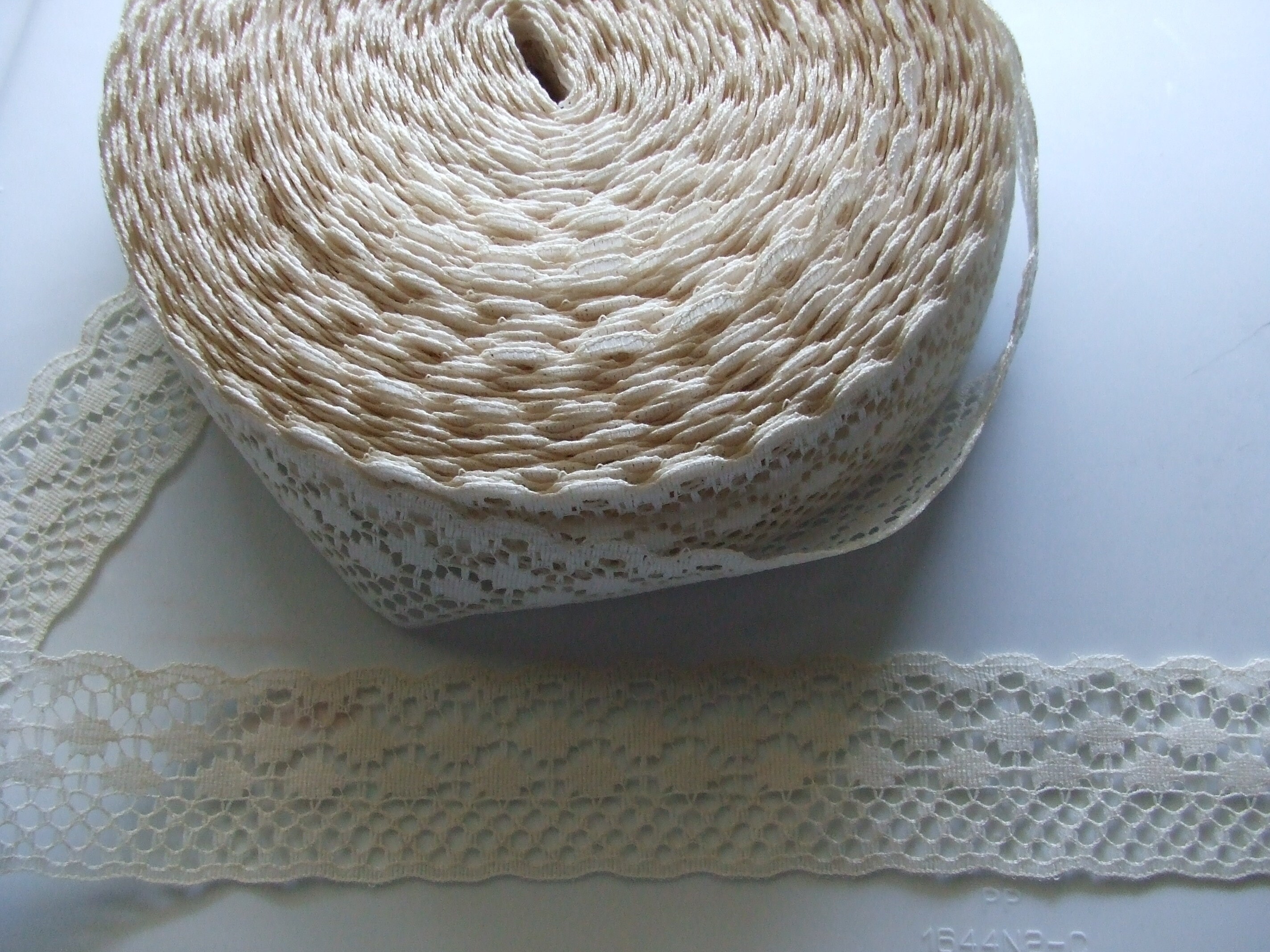 Vintage Cream Lace Trim Machine Made Lace by the Yard 1 and Etsy UK