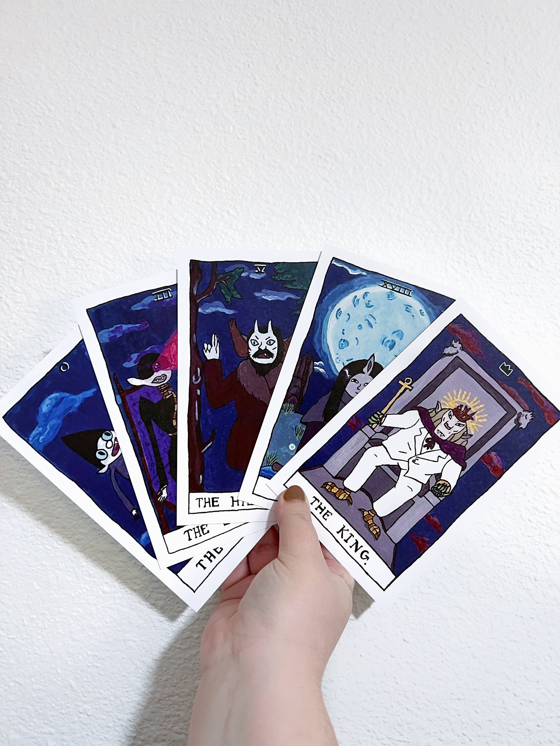 Stakes Tarot Print Set - Adventure Time Marceline Vampire