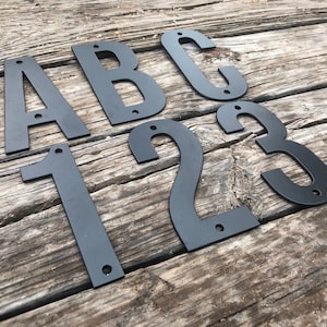 Metal Letters and Numbers | Steel Numbers | Steel Letters | Address Numbers