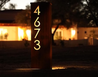 Garden Column LED Solar Light Option - (LED add on only, does not include Sign)