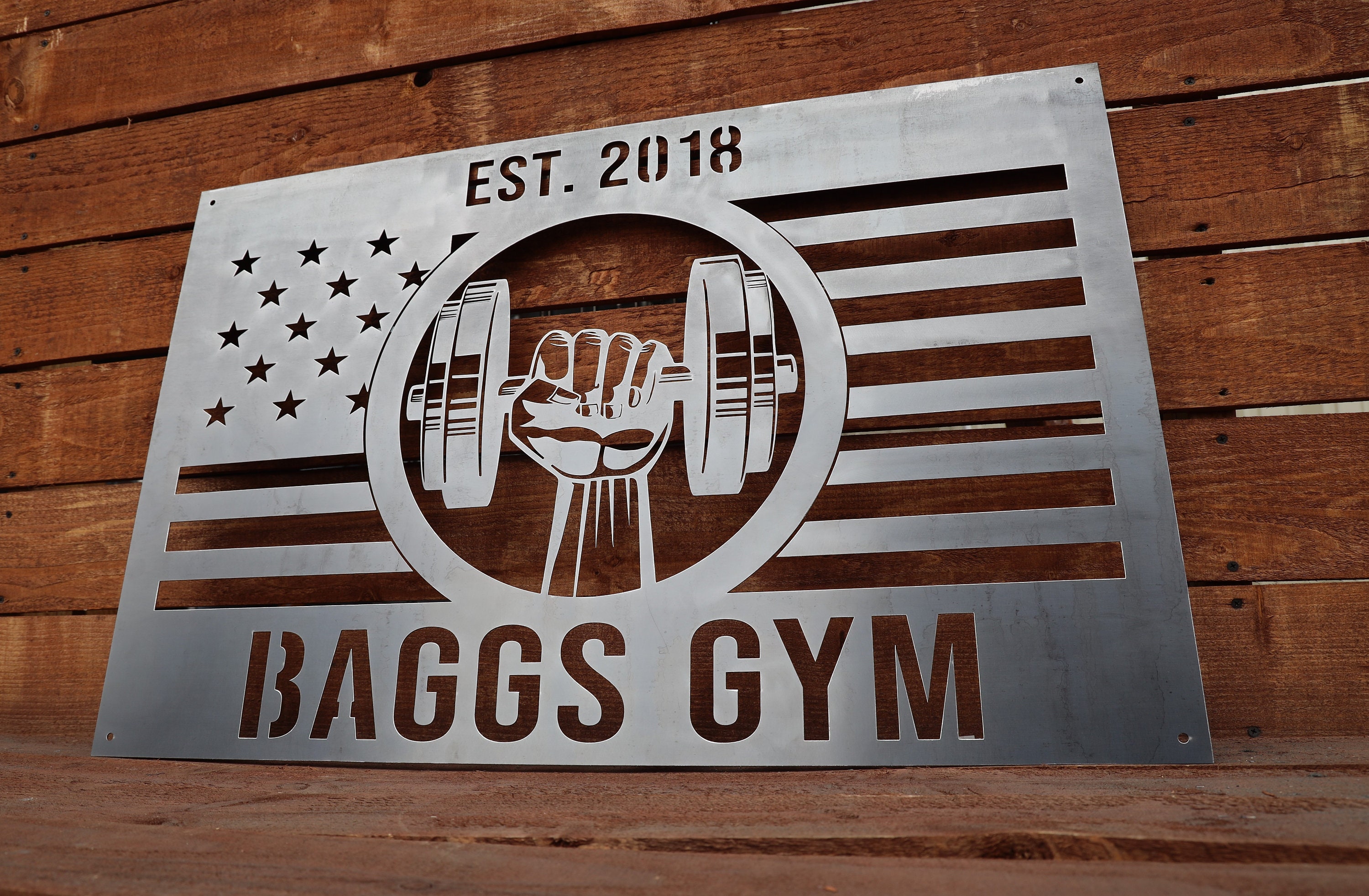 Bannière Personnalisée Home Gym Damdekoli – Déco Murale Drôle Pour Musculation